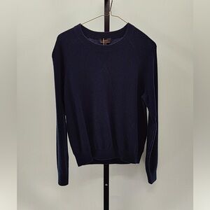 Quince Women Mongolian
Shrunken Cashmere
Sweatshirt Navy Sleeved Top M
